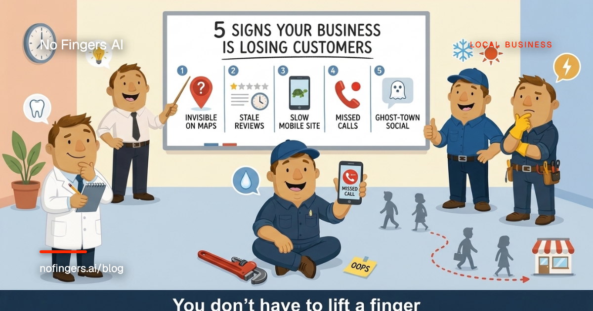 5 Signs Your Local Business Is Losing Customers (2026 Guide) | No ...